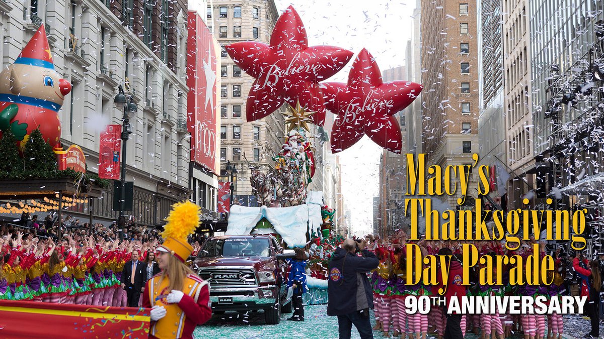 Macy's Thanksgiving Day Parade by Central Park
